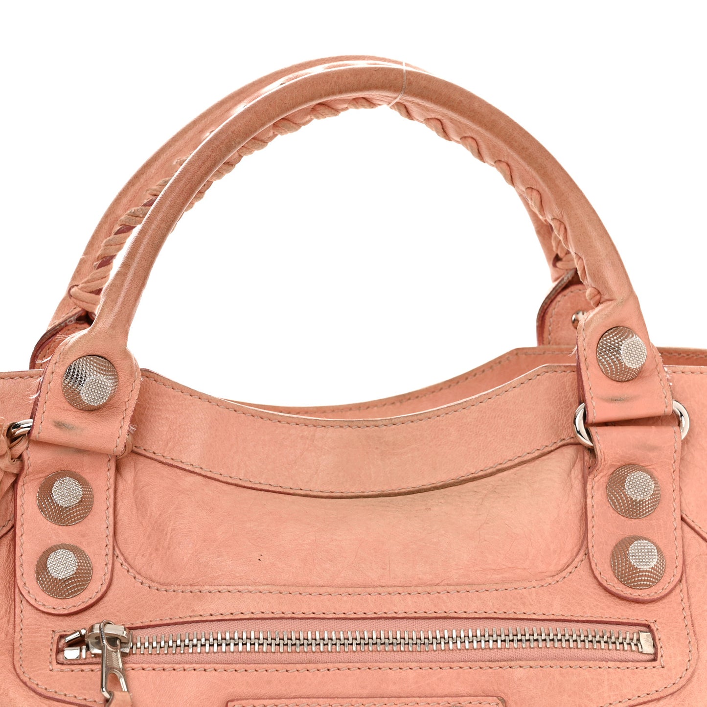 Agneau Giant 21 Silver Hardware City Vieux Rose