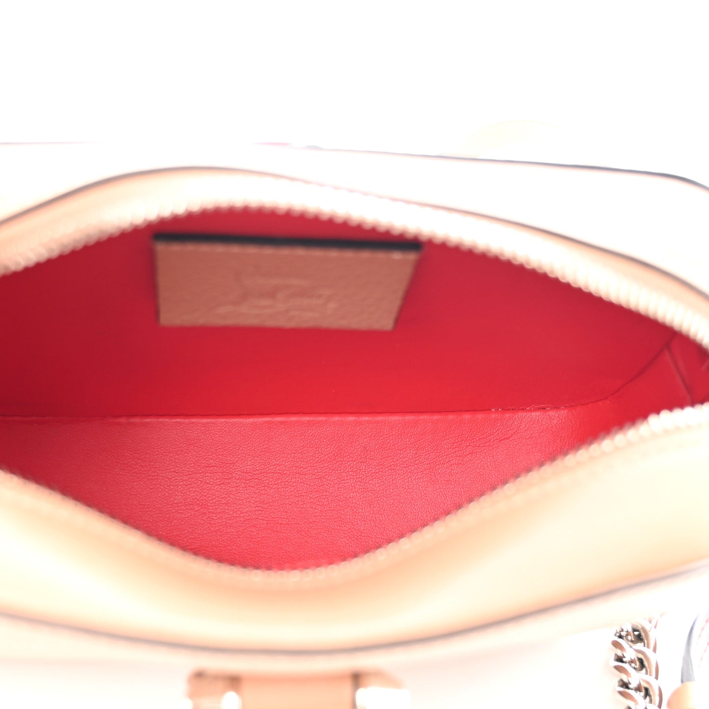 Calfskin Mini Rubylou Crossbody Nude