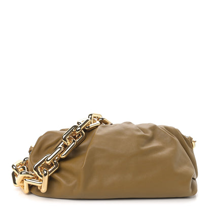 Bottega Veneta Calfskin The Pouch Chain Moutarde 1 of 9