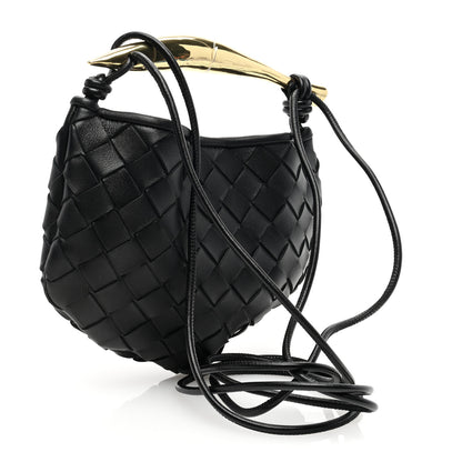 Bottega Veneta Nappa Intrecciato Mini Sardine Bag Black 3 of 9