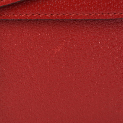 Gucci Textured Calfskin Web Medium Dionysus Shoulder Bag Hibiscus Red 9 of 18