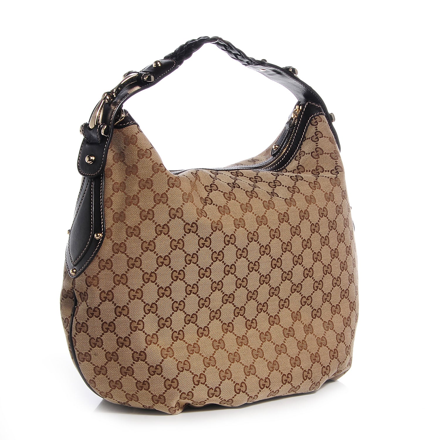 Gucci Monogram Medium Pelham Hobo Brown 3 of 7