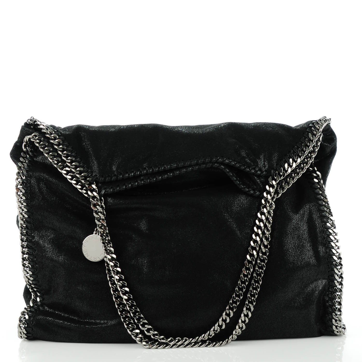 Stella McCartney Shaggy Deer Big Falabella Tote Black 3 of 10