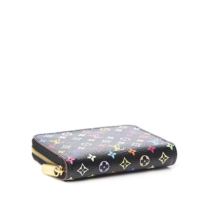 Louis Vuitton Monogram Multicolor Zippy Coin Purse Black Grenade 3 of 5