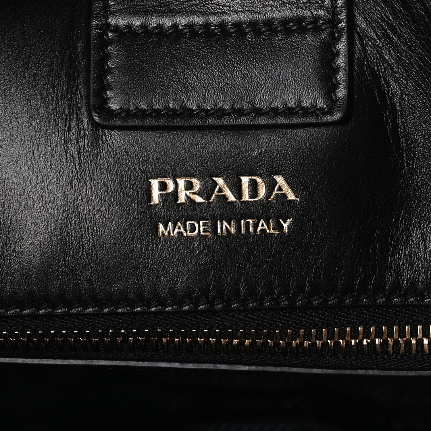 Prada City Calfskin Medium Colorblock Bibliothèque Tote Green Black 10 of 11