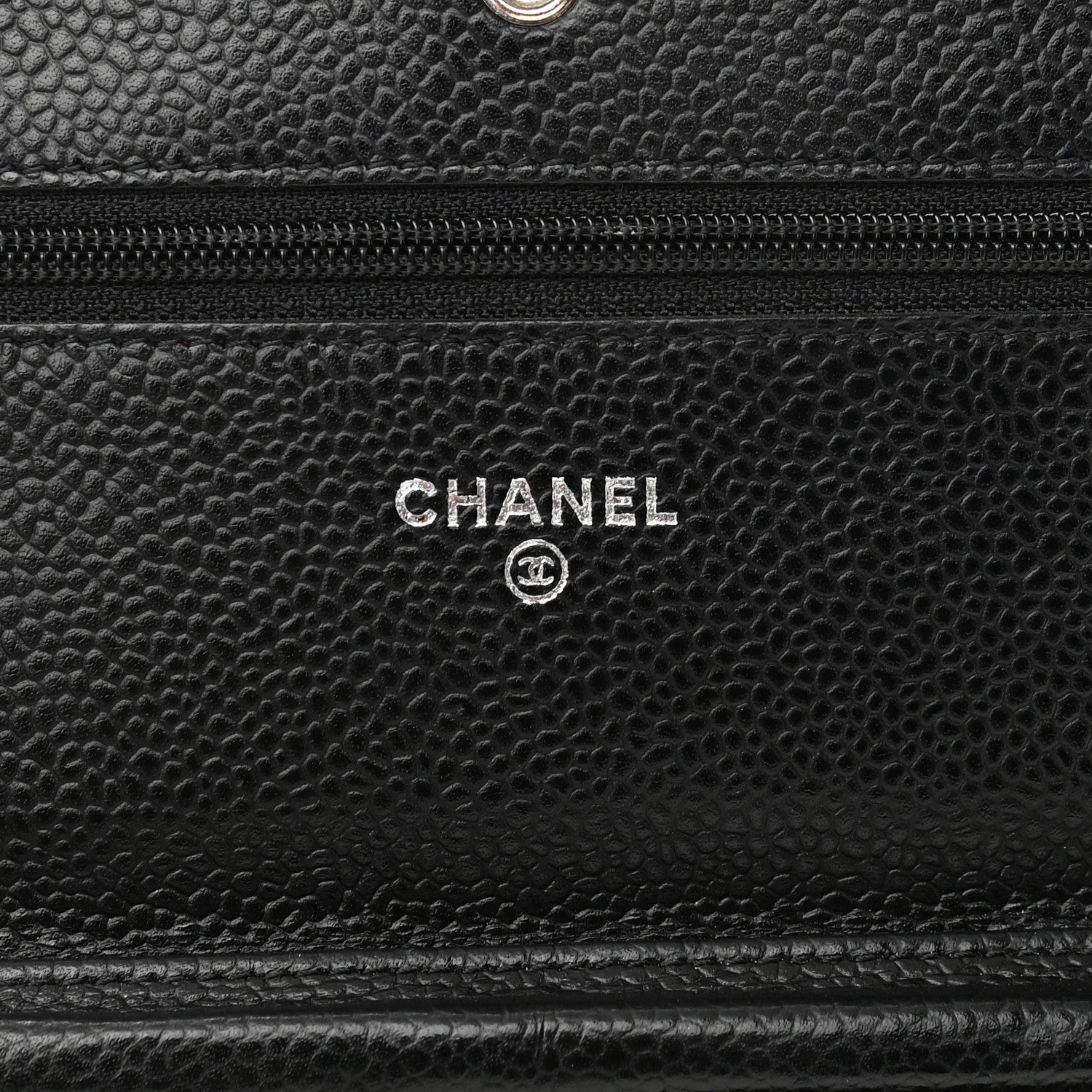 Chanel Caviar Quilted Wallet On Chain WOC Black 6 of 12