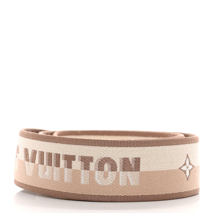 Louis Vuitton Jacquard Speedy Bandouliere 20 Shoulder Strap Beige 2 of 3