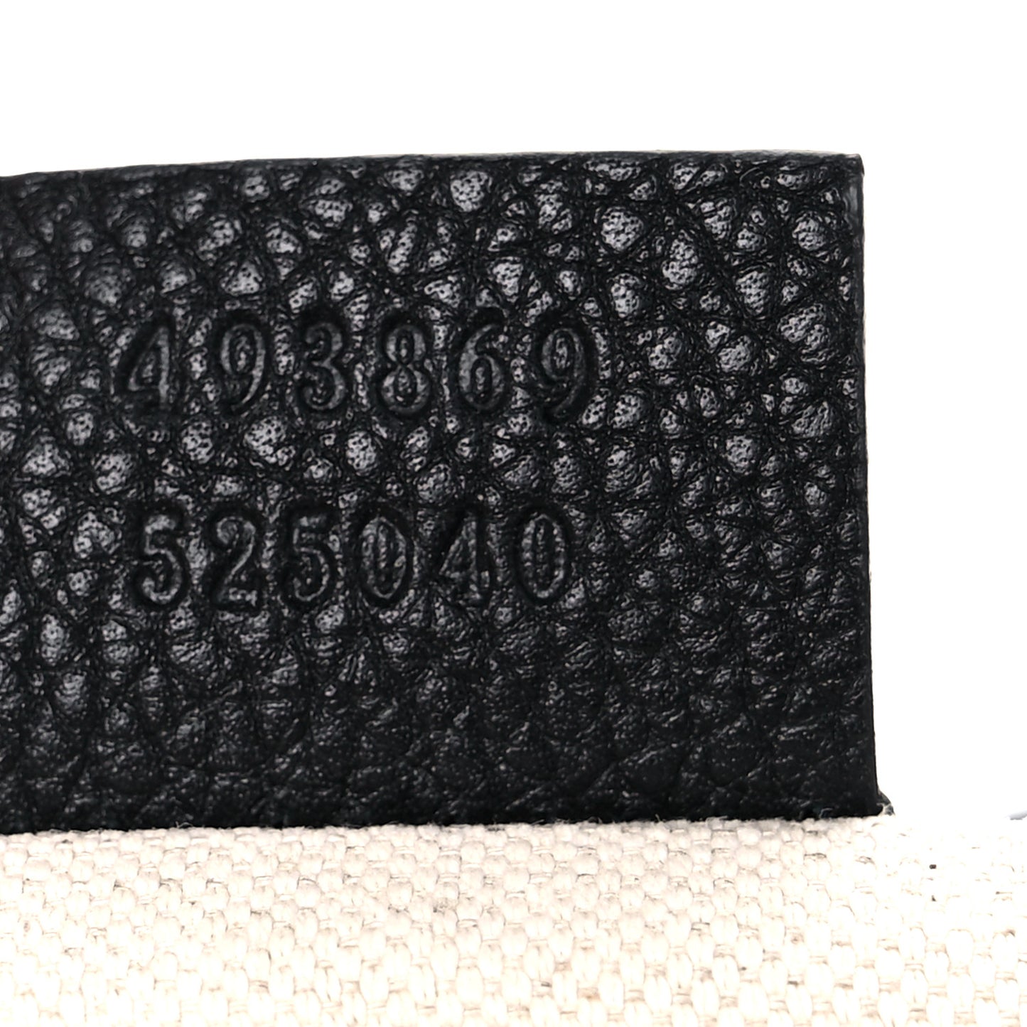 Grained Calfskin Logo Belt Bag Black