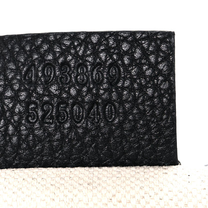 Gucci Grained Calfskin Logo Belt Bag Black 6 of 12