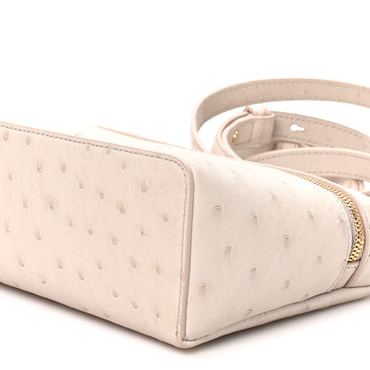 Loro Piana Ostrich L19 Extra Pocket Pouch Light Travertine 9 of 10