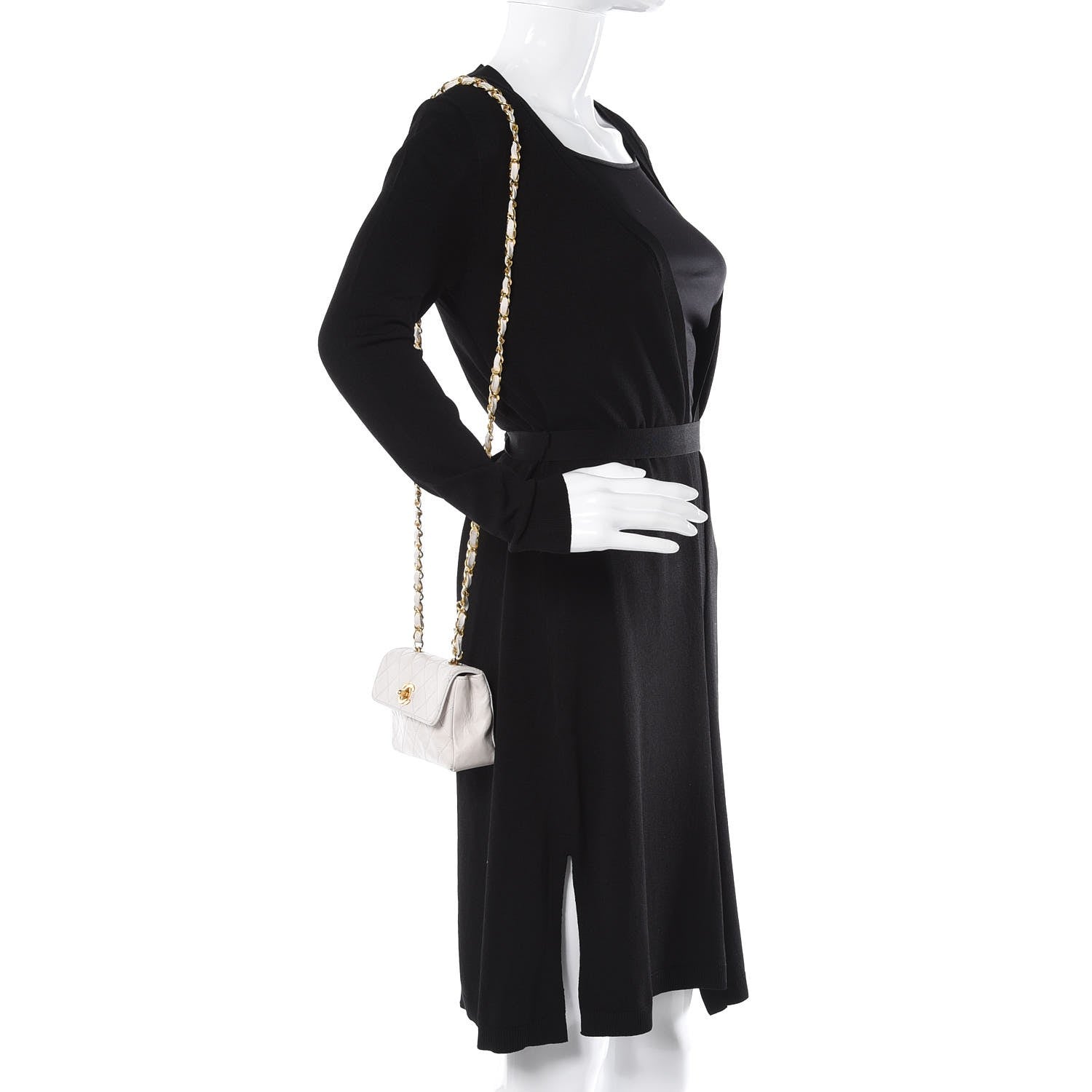 Chanel Lambskin Quilted Extra Mini Flap White 2 of 18