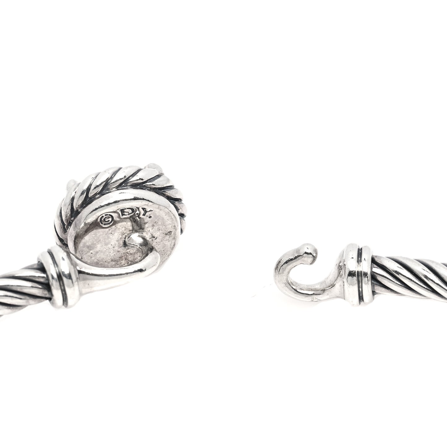 Sterling Silver Black Orchid 3mm Chatelaine Bracelet