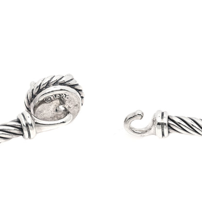 David Yurman Sterling Silver Black Orchid 3mm Chatelaine Bracelet 4 of 4
