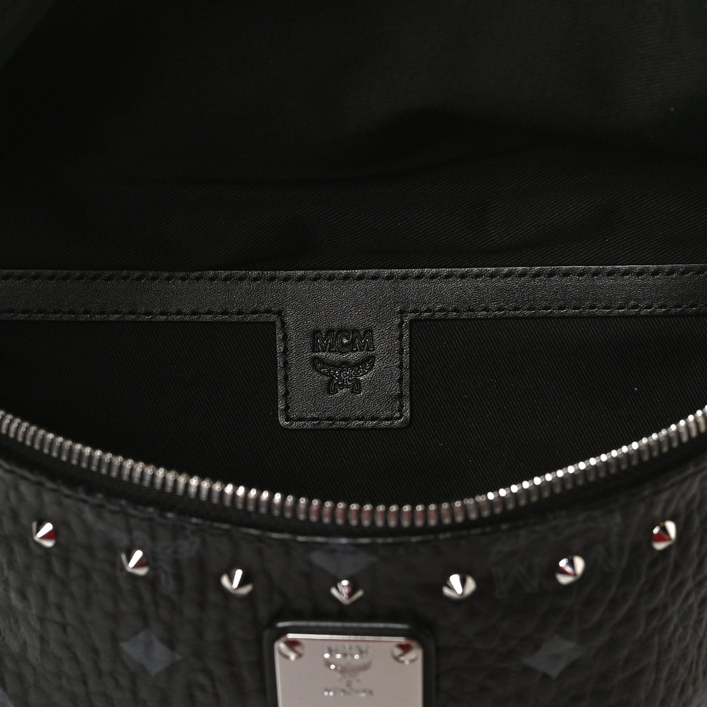 Visetos Studded Belt Bag Black