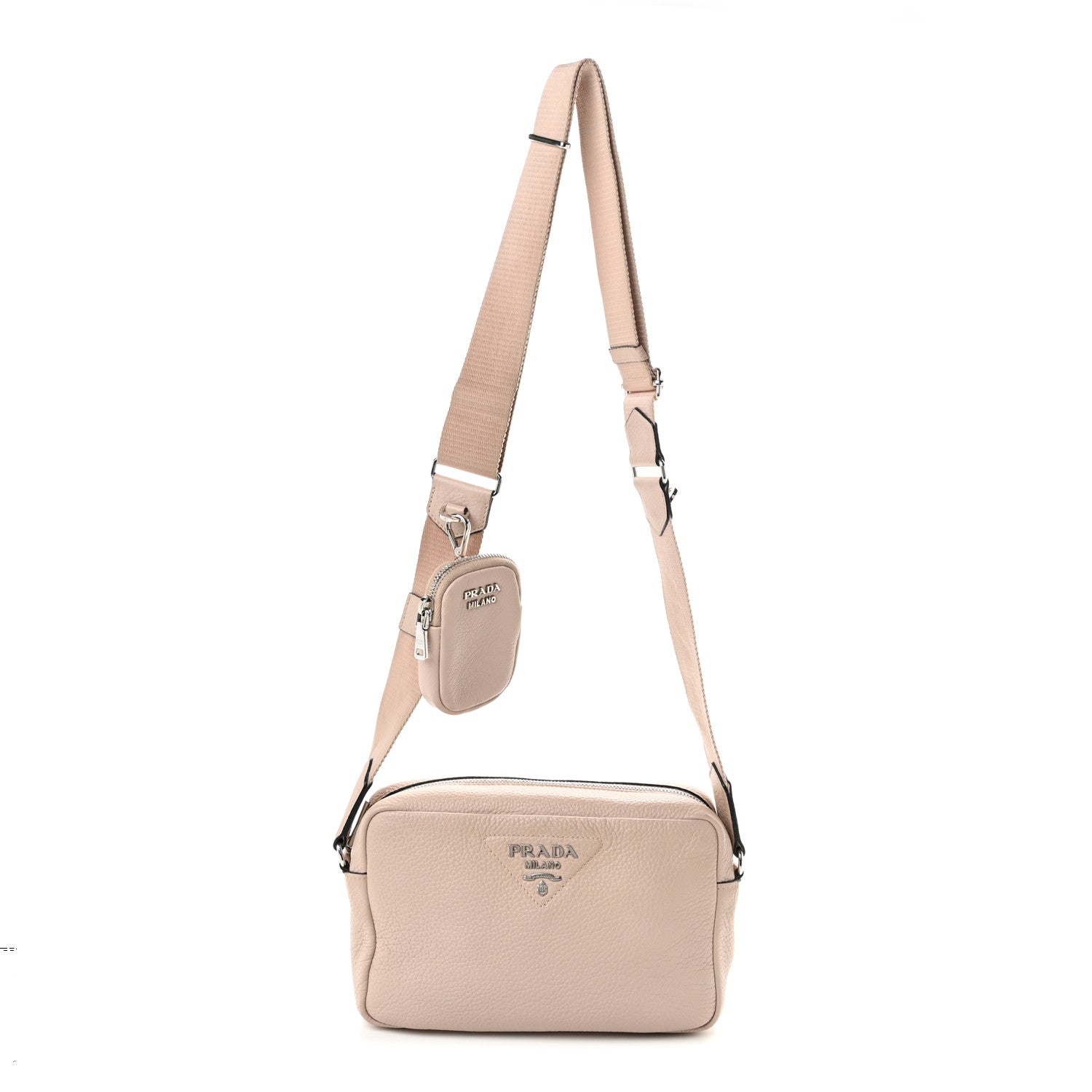 Prada Vitello Daino Crossbody Ninfea 1 of 10