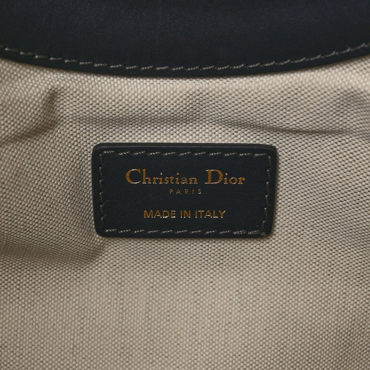 Christian Dior Oblique Fold Over Clutch Blue 6 of 8