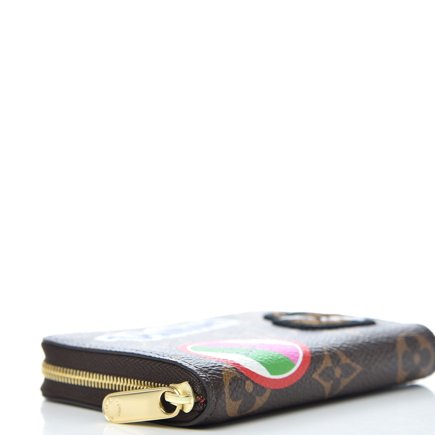 Monogram Travel Stickers Zippy Coin Purse