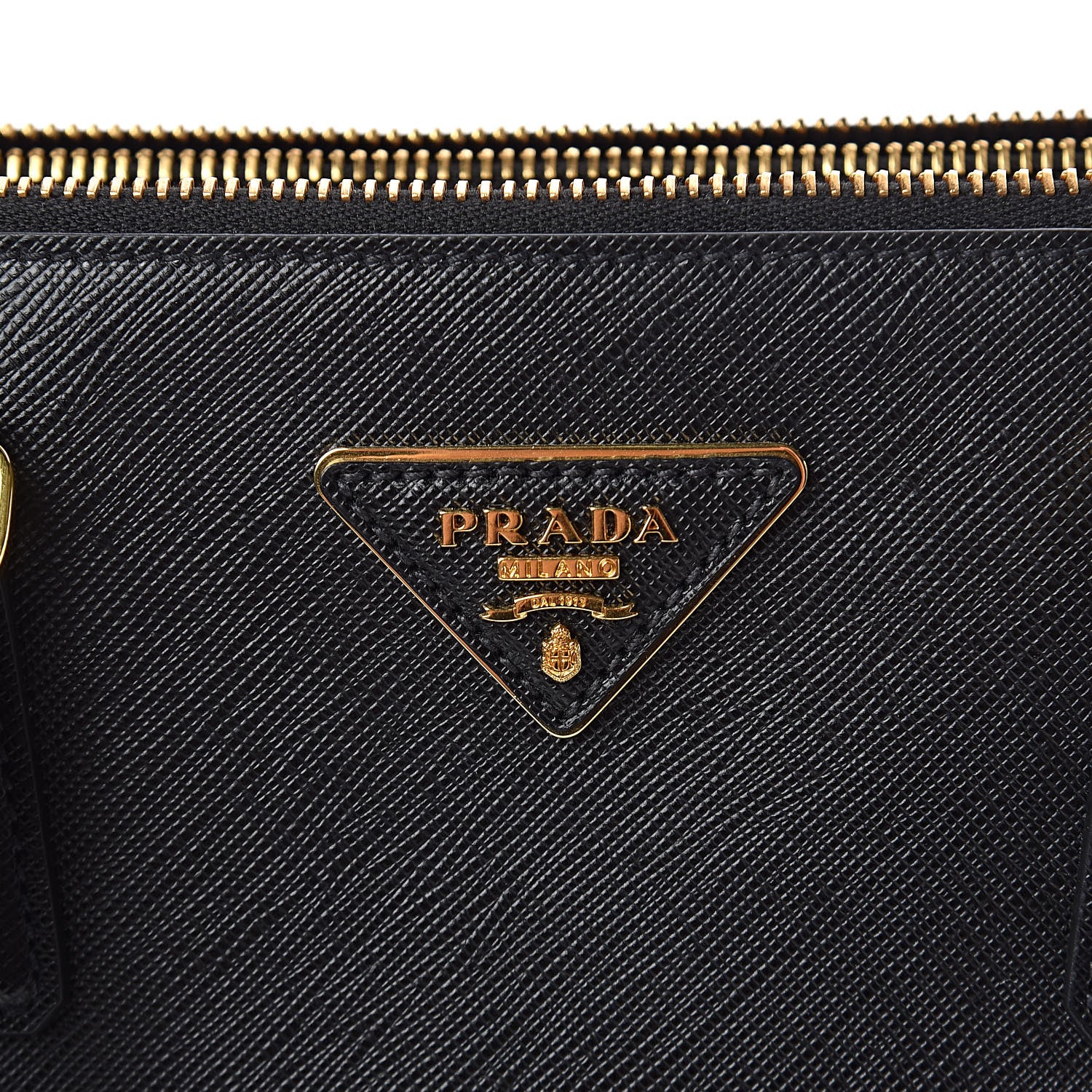 Prada Saffiano Large Galleria Double Zip Tote Black 5 of 10