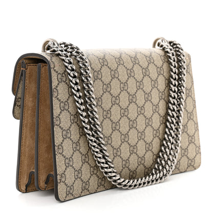 Gucci GG Supreme Monogram Small Dionysus Shoulder Bag Taupe 3 of 11