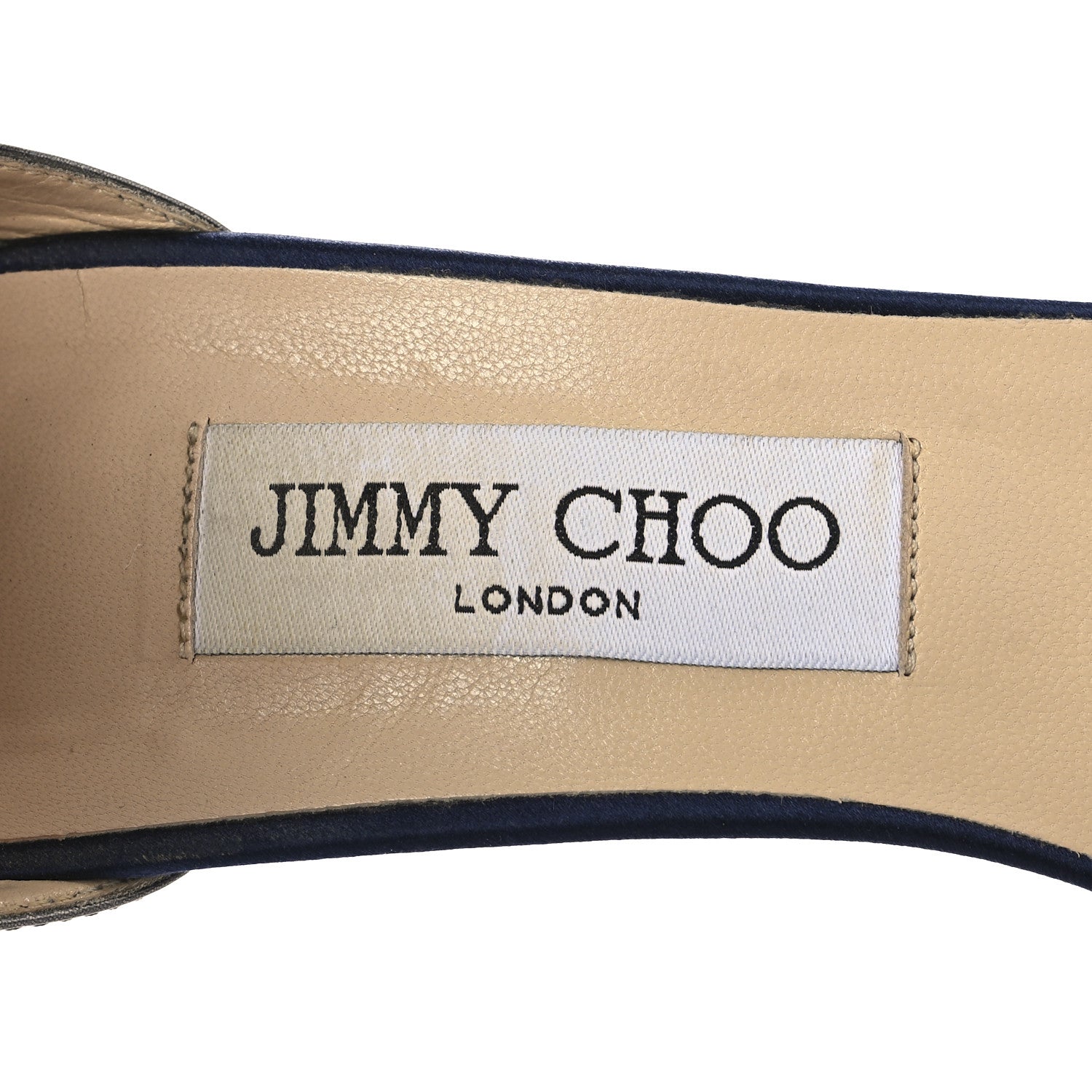 Jimmy Choo Velvet Lilyth Bow Sandals 38.5 Navy 7 of 10