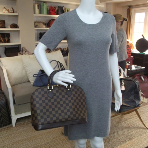 Louis Vuitton Damier Ebene Alma PM 2 of 9