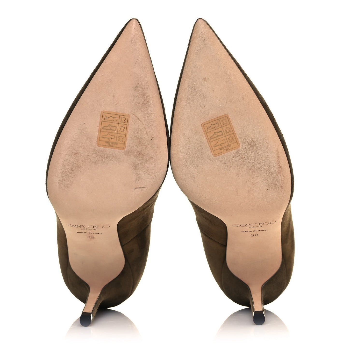 Suede Abel Pumps 38 Olive