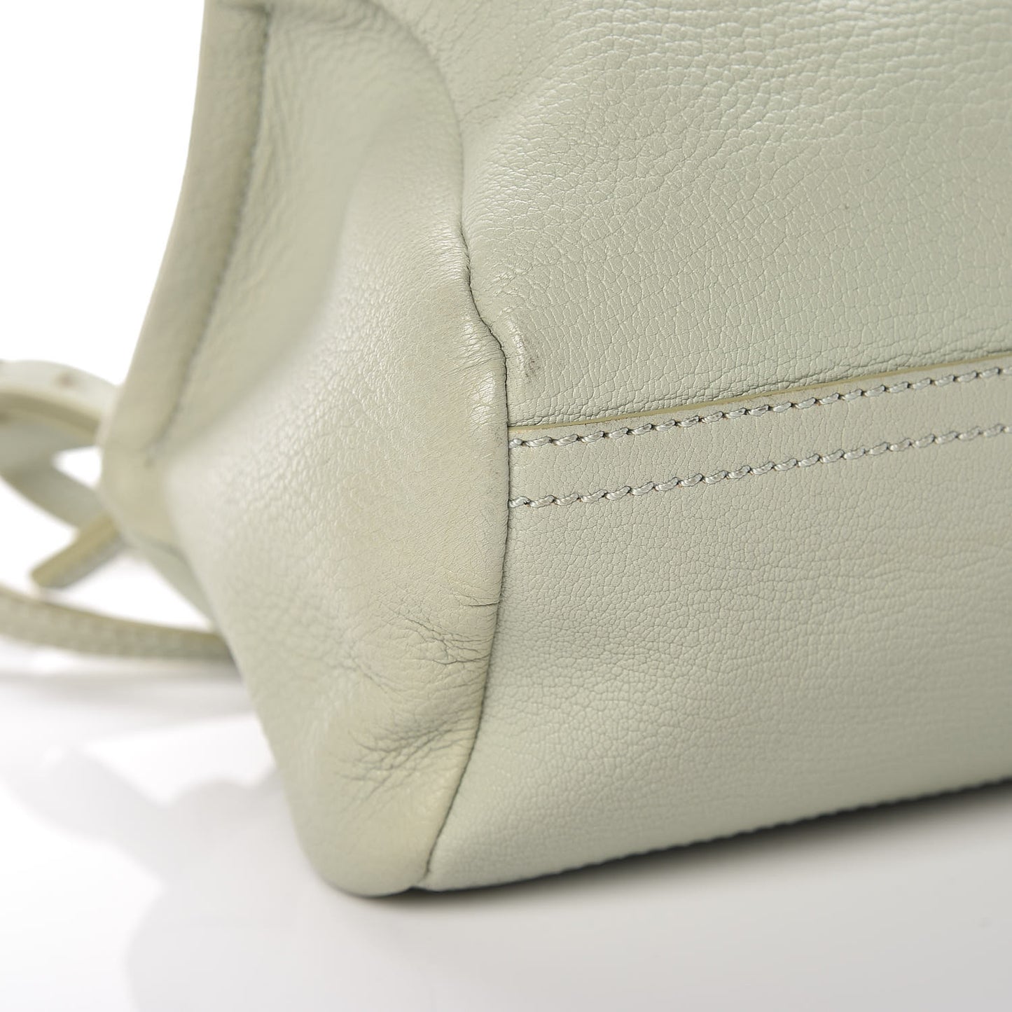 Sugar Goatskin Mini Pandora Aqua Green