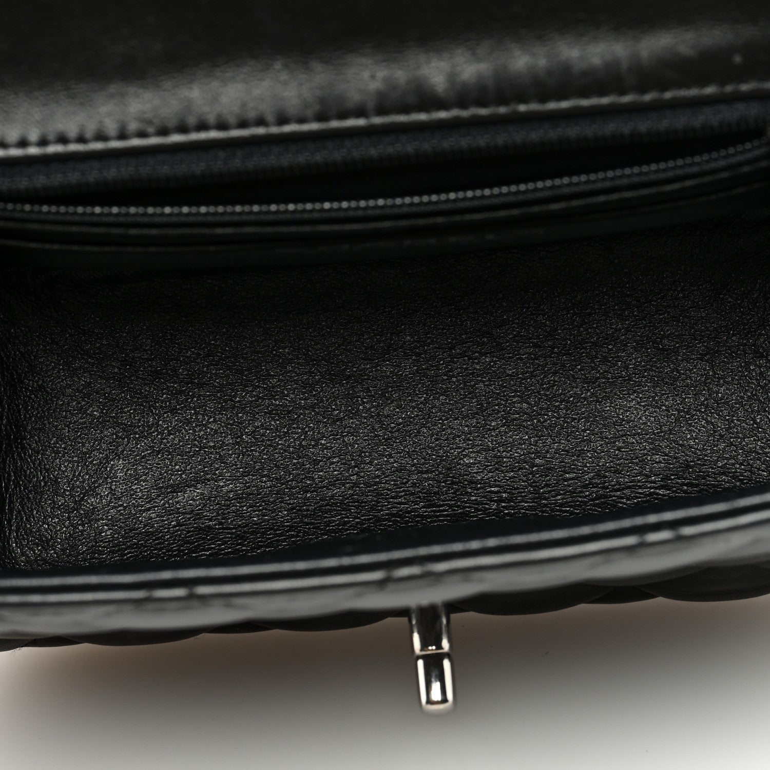 Chanel Lambskin Quilted Mini Square Flap Black 5 of 12