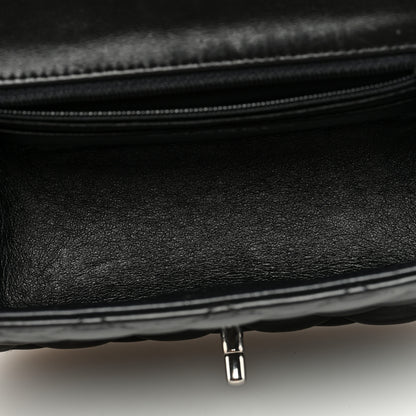 Chanel Lambskin Quilted Mini Square Flap Black 5 of 12