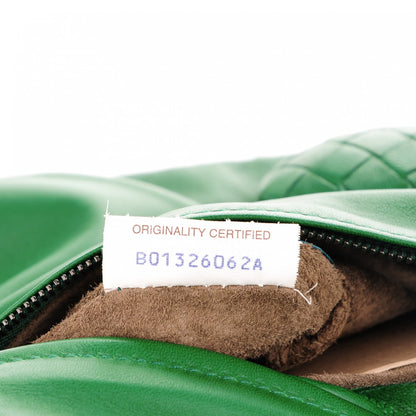 Bottega Veneta Nappa Intrecciato Turnlock Clutch Green 7 of 7