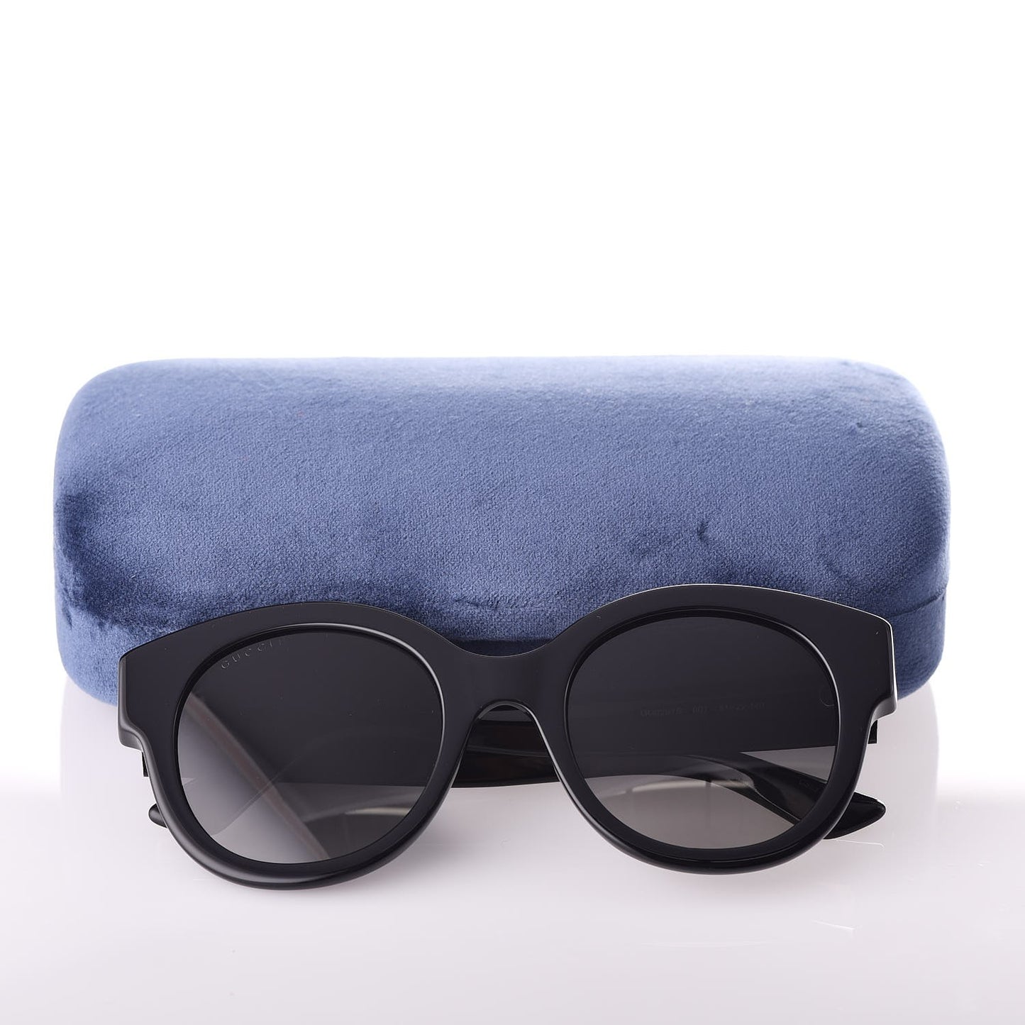 Round Frame Star Sunglasses GG0208S Black
