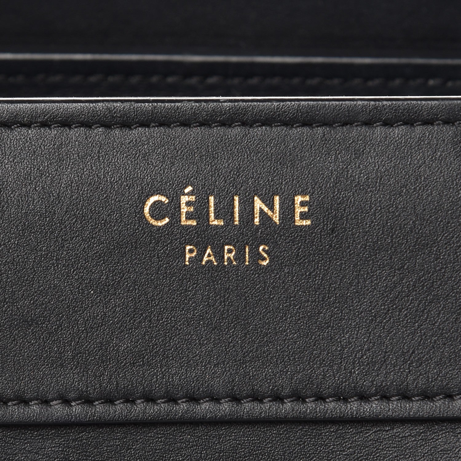 Celine Smooth Calfskin Micro Luggage Black 7 of 10