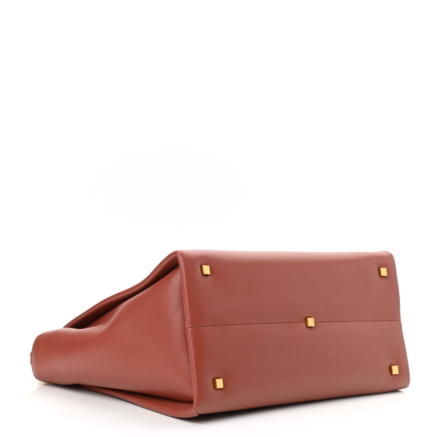 Valentino Garavani Nappa Medium One Stud Handbag Gingerbread 4 of 9
