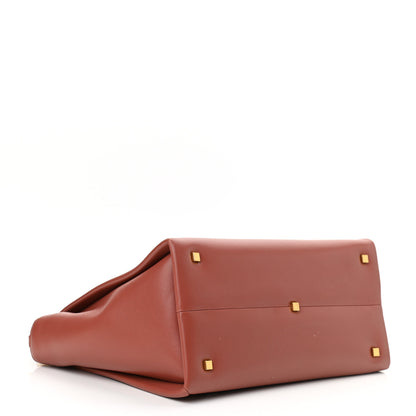Valentino Garavani Nappa Medium One Stud Handbag Gingerbread 4 of 9