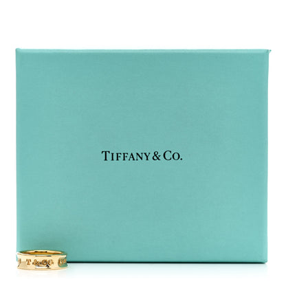 Tiffany 18K Yellow Gold 1837 Band Ring 56 7.5 6 of 6