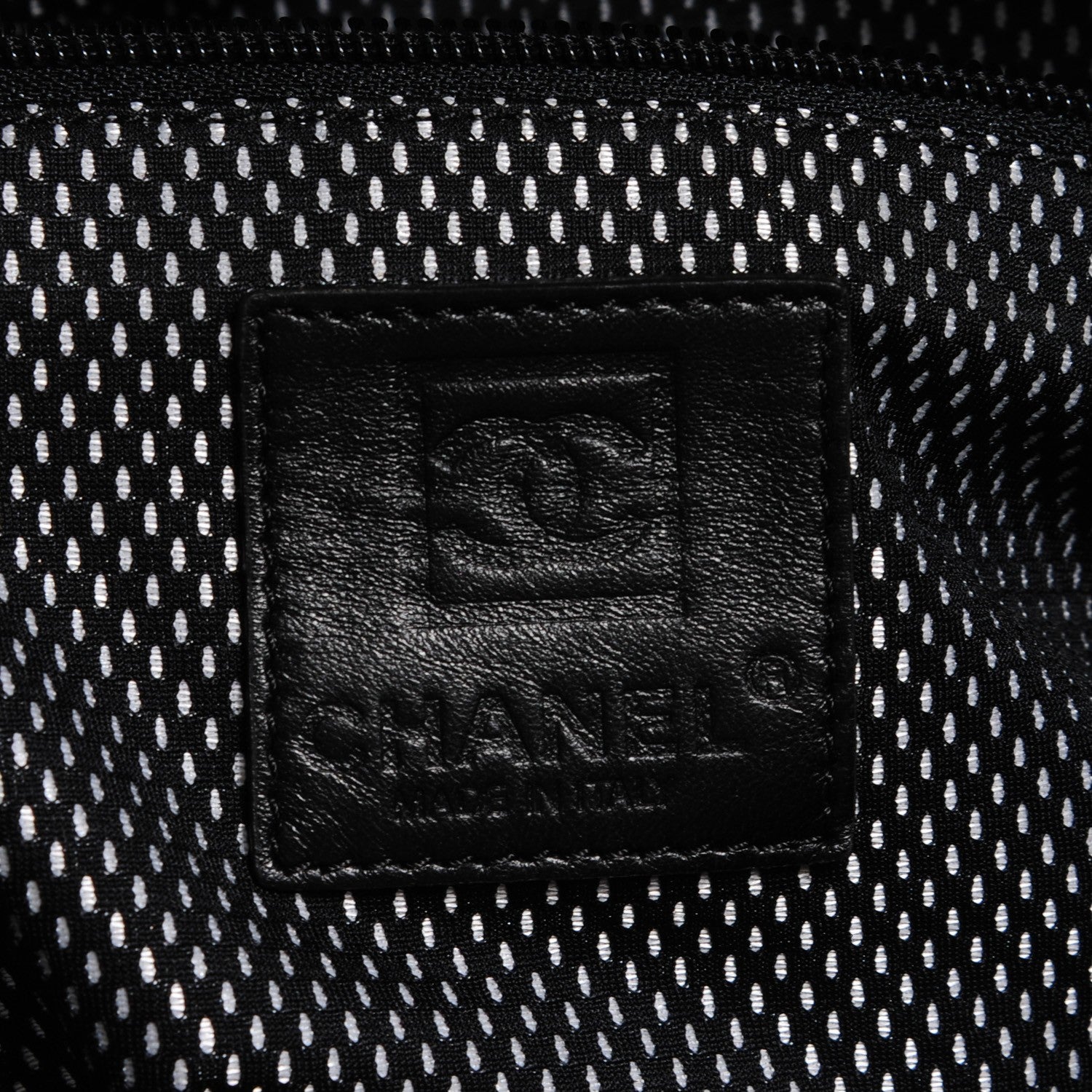 Chanel Coated Canvas Sport Duffel Black 6 of 7