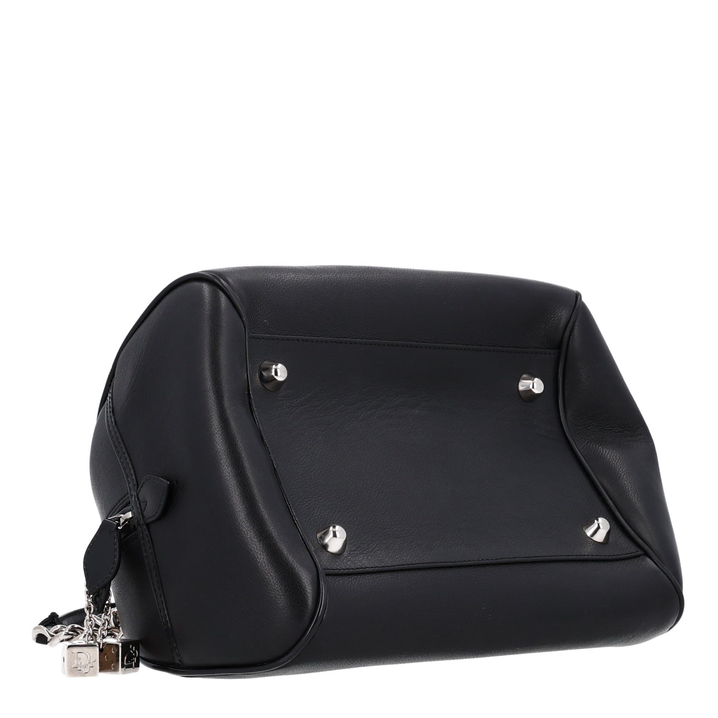 Calfskin Gambler Dice Bowler Black