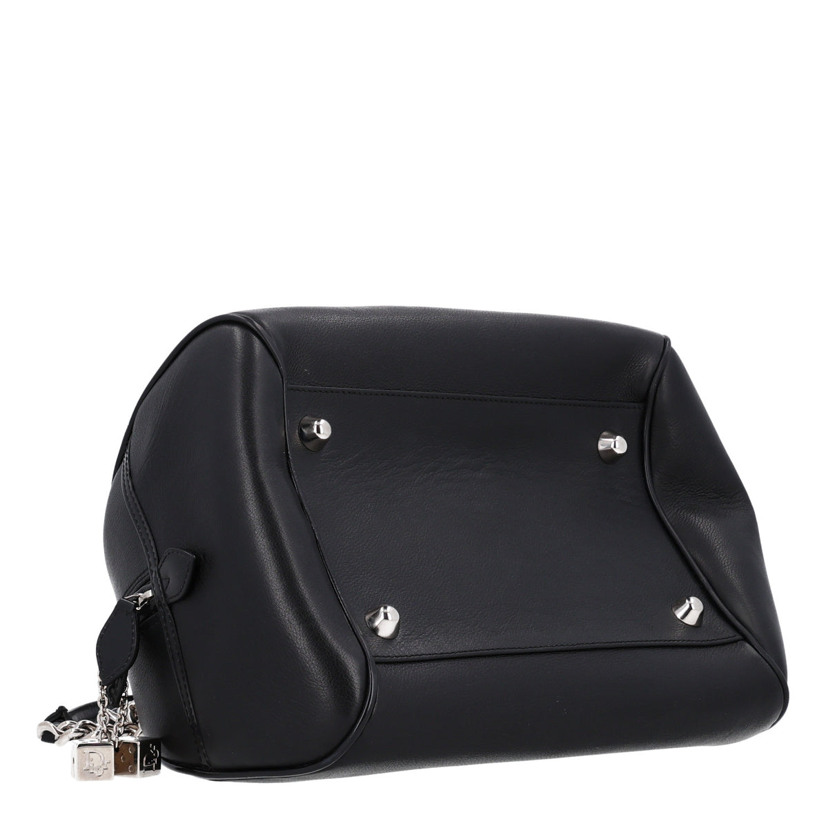 Christian Dior Calfskin Gambler Dice Bowler Black 3 of 9