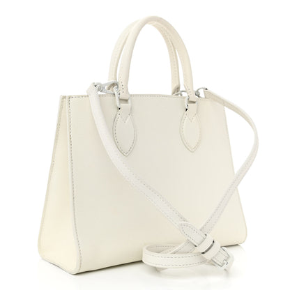 Louis Vuitton Soft Calfskin Lockme Tote PM White 3 of 8