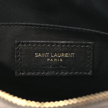 Saint Laurent Calfskin Matelasse Monogram Lou Camera Bag Greyish Brown 6 of 11