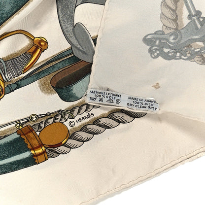Hermes Silk Bateau A Vapeur De Jouffroy D’Abbans 1784 Scarf 90 3 of 4