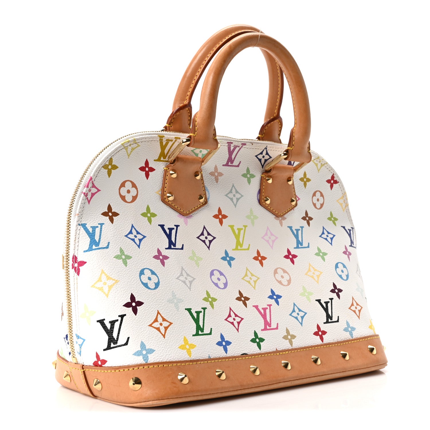 Louis Vuitton Monogram Multicolor Alma PM White 3 of 9