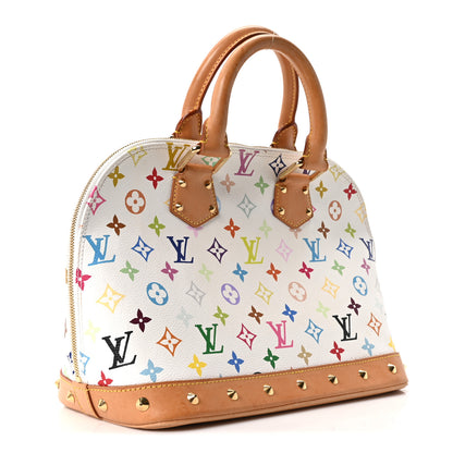 Louis Vuitton Monogram Multicolor Alma PM White 3 of 9