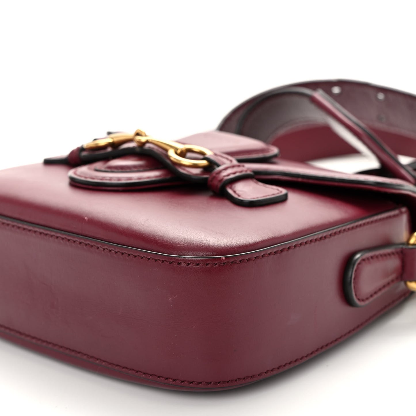 Ruinart Calfskin Small Lady Web Shoulder Bag Red
