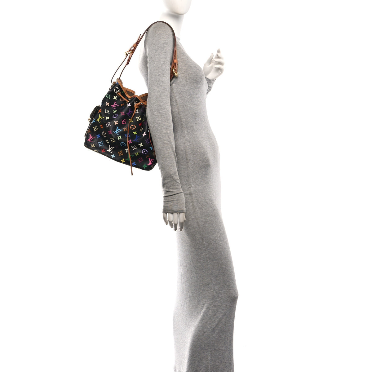 Monogram Multicolor Petit Noe Black