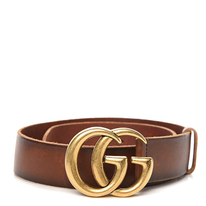 Gucci Faded Calfskin Double G 40mm Belt 70 28 Cuir 1 of 6