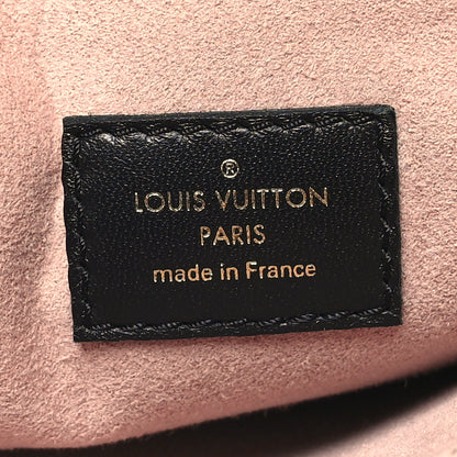 Louis Vuitton Lambskin Embossed Monogram Coussin PM Black 8 of 11