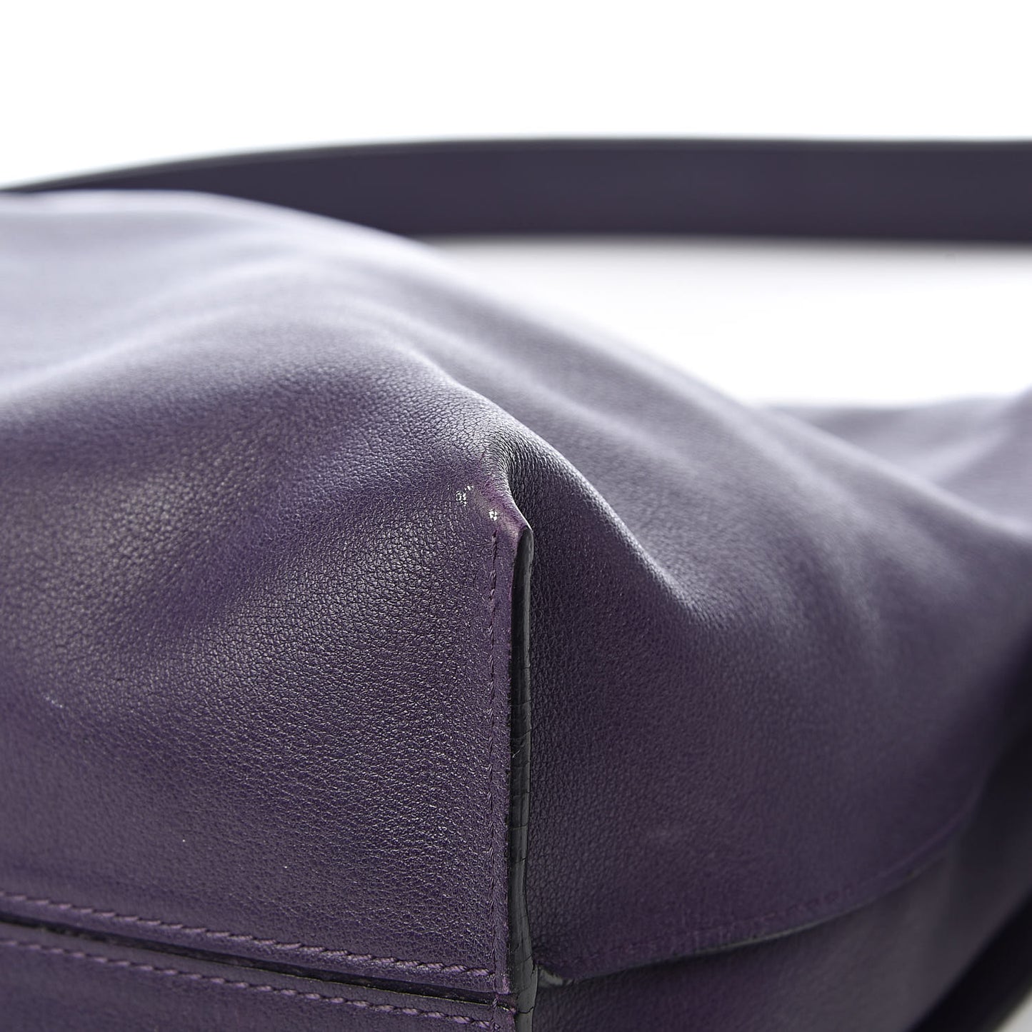 Calfskin Flamenco Knot Flap Bag Violet