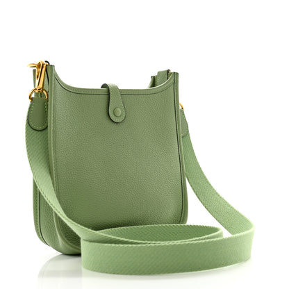 Hermes Taurillon Maurice Evelyne TPM Vert Criquet 3 of 11