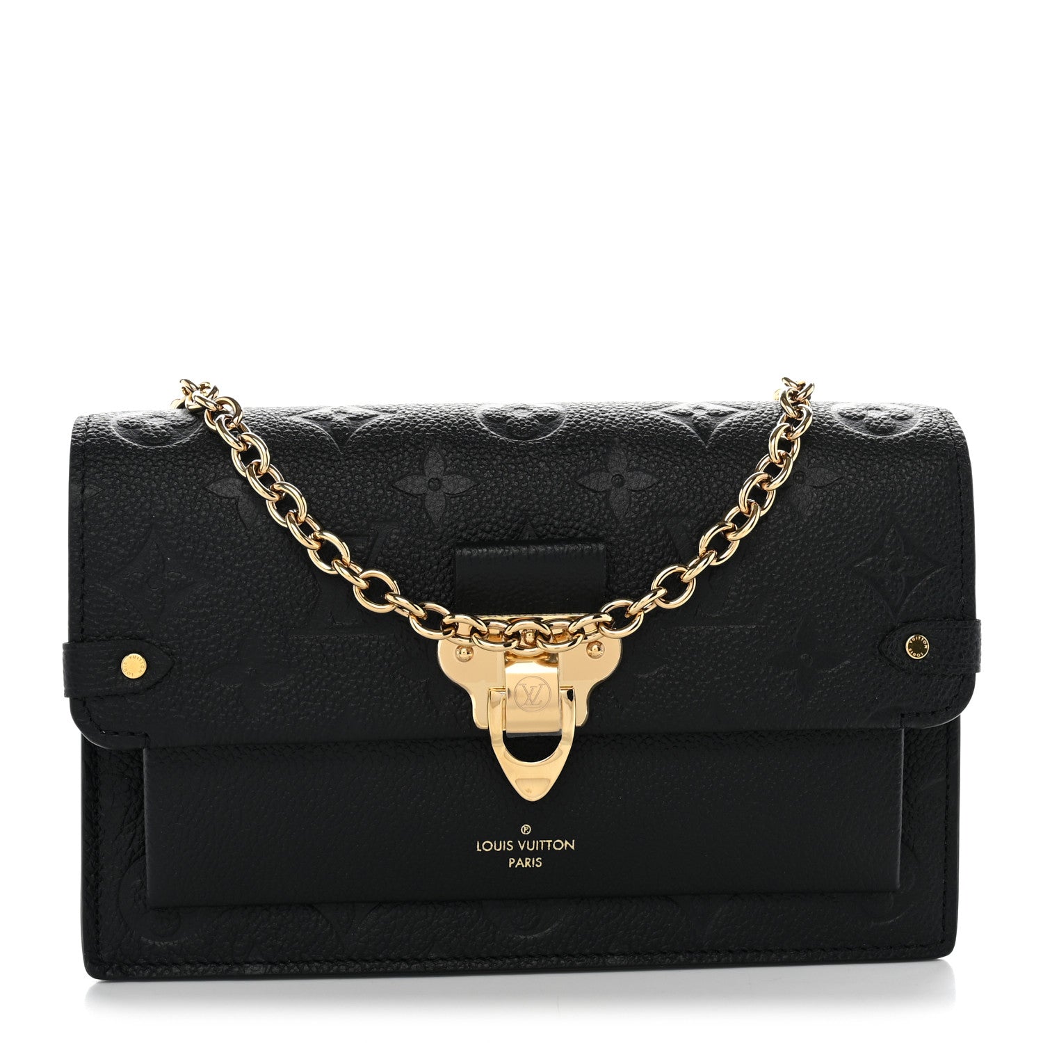 Louis Vuitton Empreinte Vavin Chain Wallet Black 1 of 10